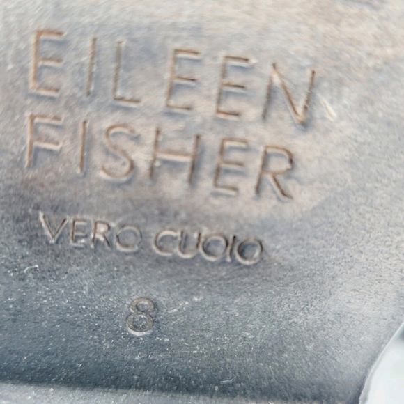 Eileen Fisher Black Suede Almond Toe Stretch Ankle Bootie Size 8 - Picture 7 of 10